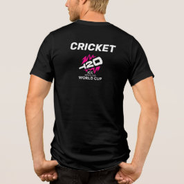 男子T20 IPLクリケットロゴTシャツ トライブレンドＴシャツ