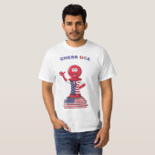 男子USA国旗のTシャツ素晴らしデザイン Tシャツ (正面フル)