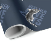 男実在が猫を愛する青い鋼 ラッピングペーパー (ロールコーナー)