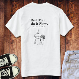男実在がBBQをやる Tシャツ