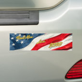 男実在はイエスを愛する バンパーステッカー (車上)