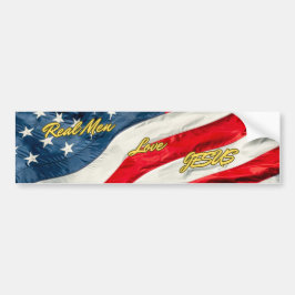 男実在はイエスを愛する バンパーステッカー