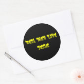 男実在はイエスを愛する ラウンドシール (封筒)