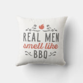 男実在はバーベキューの匂いがする クッション (裏面)