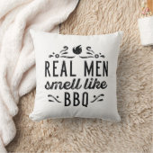 男実在はバーベキューの匂いがする クッション (ブランケット)