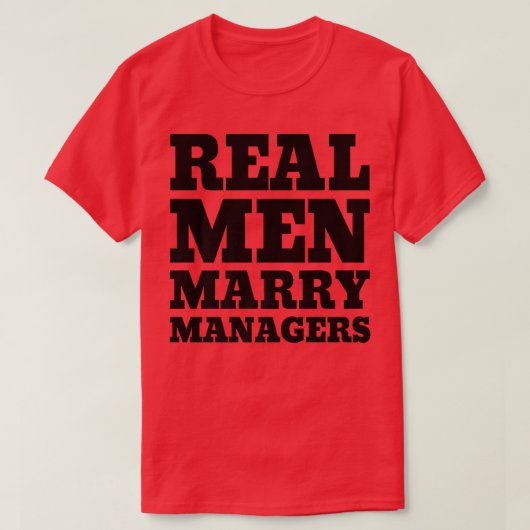 男実在はマネージャの夫と結婚 Tシャツ (デザイン正面)
