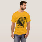 男実在はロッキー山脈金ゴールドを愛 Tシャツ (正面フル)