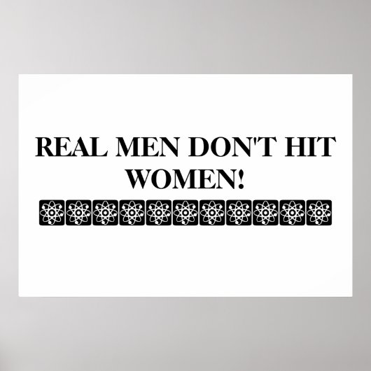 男実在は女子ポスターを叩くな! ポスター (正面)