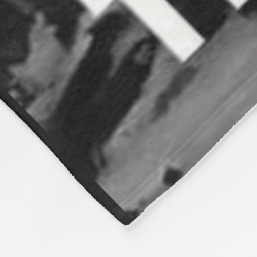 男実在は狩り狼ではない フリースブランケット (角)