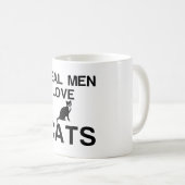 男実在は猫を愛する コーヒーマグカップ (正面右)