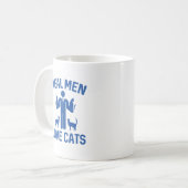 男実在は猫を愛する コーヒーマグカップ (正面左)