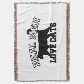 男実在は猫を愛する スローブランケット (正面縦)