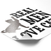 男実在は猫を愛する フォトプリント            (角)