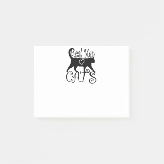 男実在は猫を愛する ポストイット (正面)