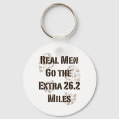 男実在は26.2マイルのキーチェーンを行く キーホルダー (正面)