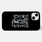 男実在人が猫を愛すグランジるスタイル Case-Mate iPhoneケース (裏面 (横))