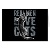 男実在人が猫を愛す動揺してスタイル (正面横)