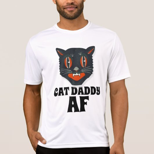 男実在人は猫が好き、猫パパAF Tシャツ (正面)