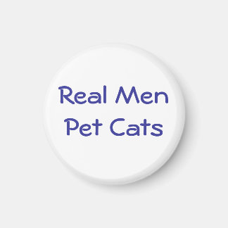 男実在人ペット猫OKカスタマイズ - マグネット