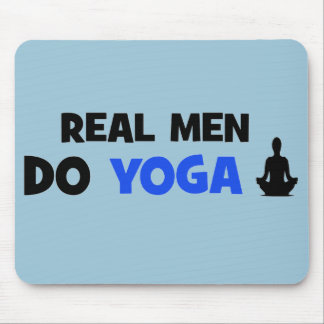 男実在人ヨガユニーク- Yoga Gift マウスパッド