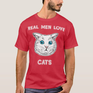 男実在人ラブキャッツ猫好きTキャットオーナーギフトI Tシャツ