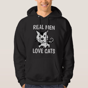 男実在人LOVE CATS Black T-Shirts & Ships パーカ
