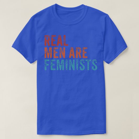 男実在女はフェミカッコいいニズム引用文 Tシャツ (デザイン正面)