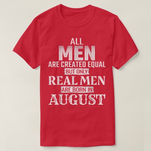 男実在威厳がある人は誕生日生まれだ Tシャツ (デザイン正面)