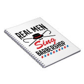 男実在子が歌うバーバーショップシンガー ノートブック (右側)