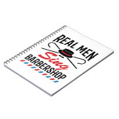 男実在子が歌うバーバーショップシンガー ノートブック (左側)