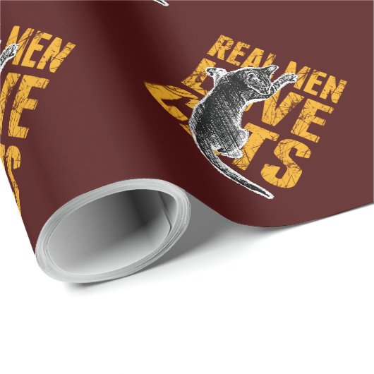 男実在子は赤毛の猫が好き ラッピングペーパー (ロールコーナー)