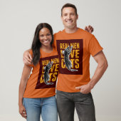 男実在子は赤毛の猫が好き Tシャツ (ユニセックス)