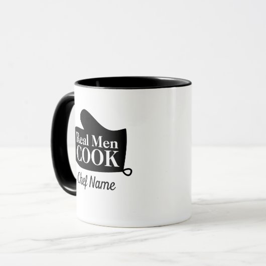 男実在性調理師おもしろいの父の日のマグギフトのパパ マグカップ (正面左)