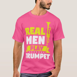 男実在遊がラッパを張る Tシャツ