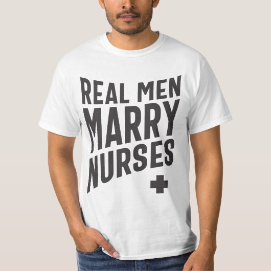 男実在類がナース Tシャツ (正面)