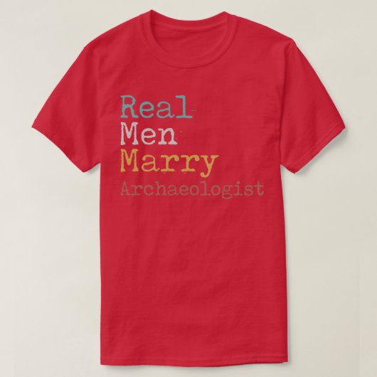 男実在類が考古学者と結婚 Tシャツ (デザイン正面)