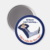 男忙し人 マグネット (正面/裏面)