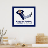 男忙し人 – Office Contest Entry ポスター (キッチン)