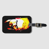 男怒の眼差し ラゲッジタグ (正面横)