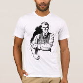 男怒-おもしろいヴィンテージイラストレーション Tシャツ (正面)