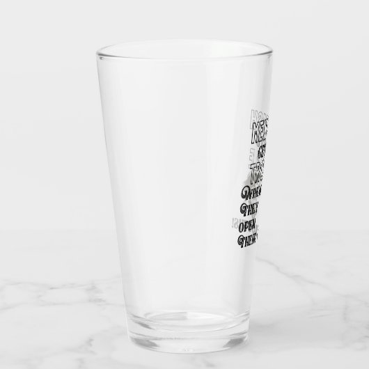 男性おもしろいと魚釣り引用文トラブル開いた口 タンブラーグラス (右)