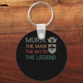 男性おもしろいナースRN LPN CNA キーホルダー (正面)