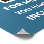 男性おもしろい中生活危機ギフトポスター ポスター (角)