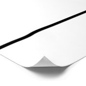 男性およびハート ポスター (角)