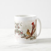 男性および女性の基本的なマグ コーヒーマグカップ (正面右)