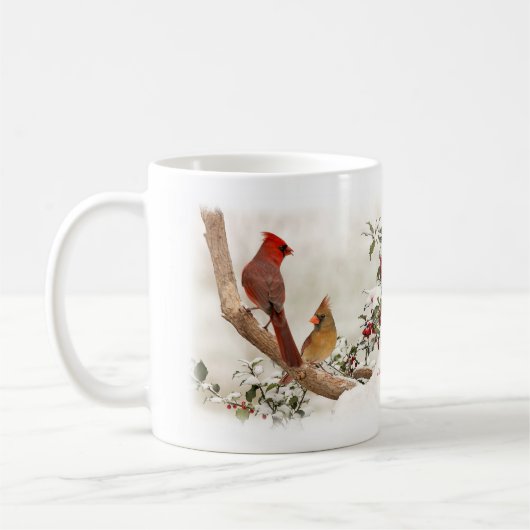 男性および女性の基本的なマグ コーヒーマグカップ (左)