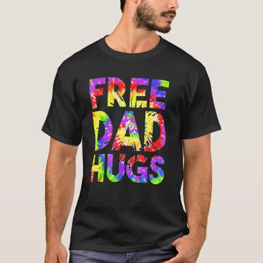 男性からのハグ自由 Pride LGBTQ ゲイの権利 ストレート Tシャツ (正面)