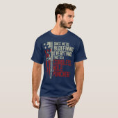 男性がすべてを再定義していたこれはコードレスのH Tシャツ (正面フル)