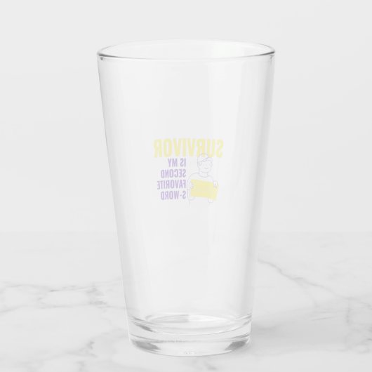 男性がんを克服した人 タンブラーグラス (裏面)