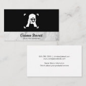 男性が写真のロゴ 名刺 (正面/裏面)